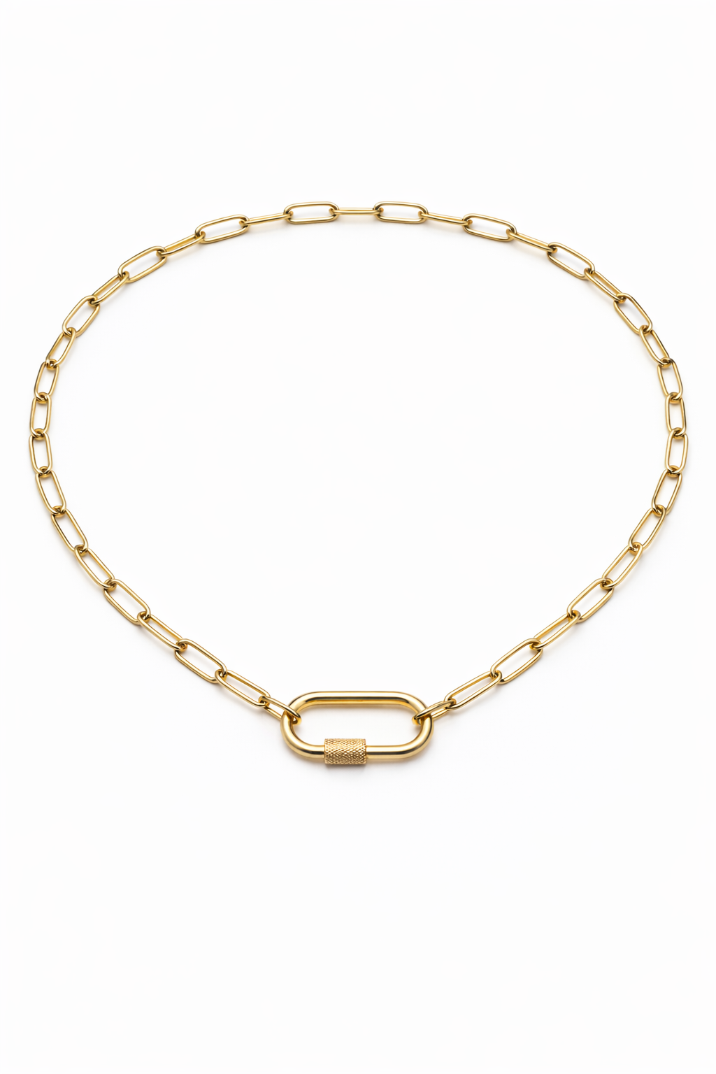 Auzza Core Infinity Link Gold Chain Necklace