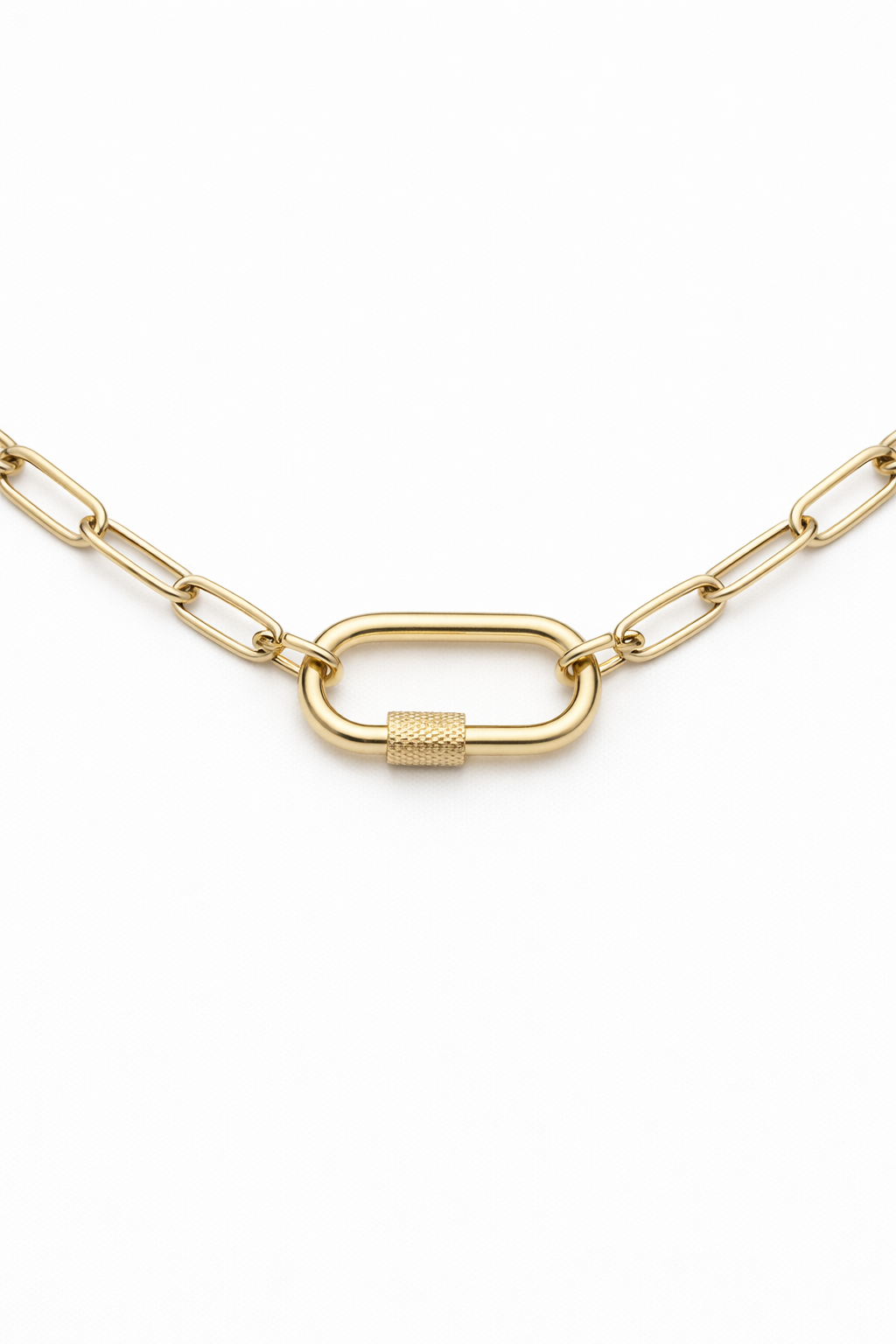 Auzza Core Infinity Link Gold Chain Necklace
