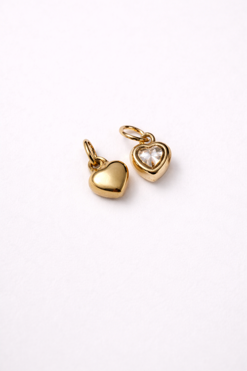 Auzza Charm Gold Dainty Heart