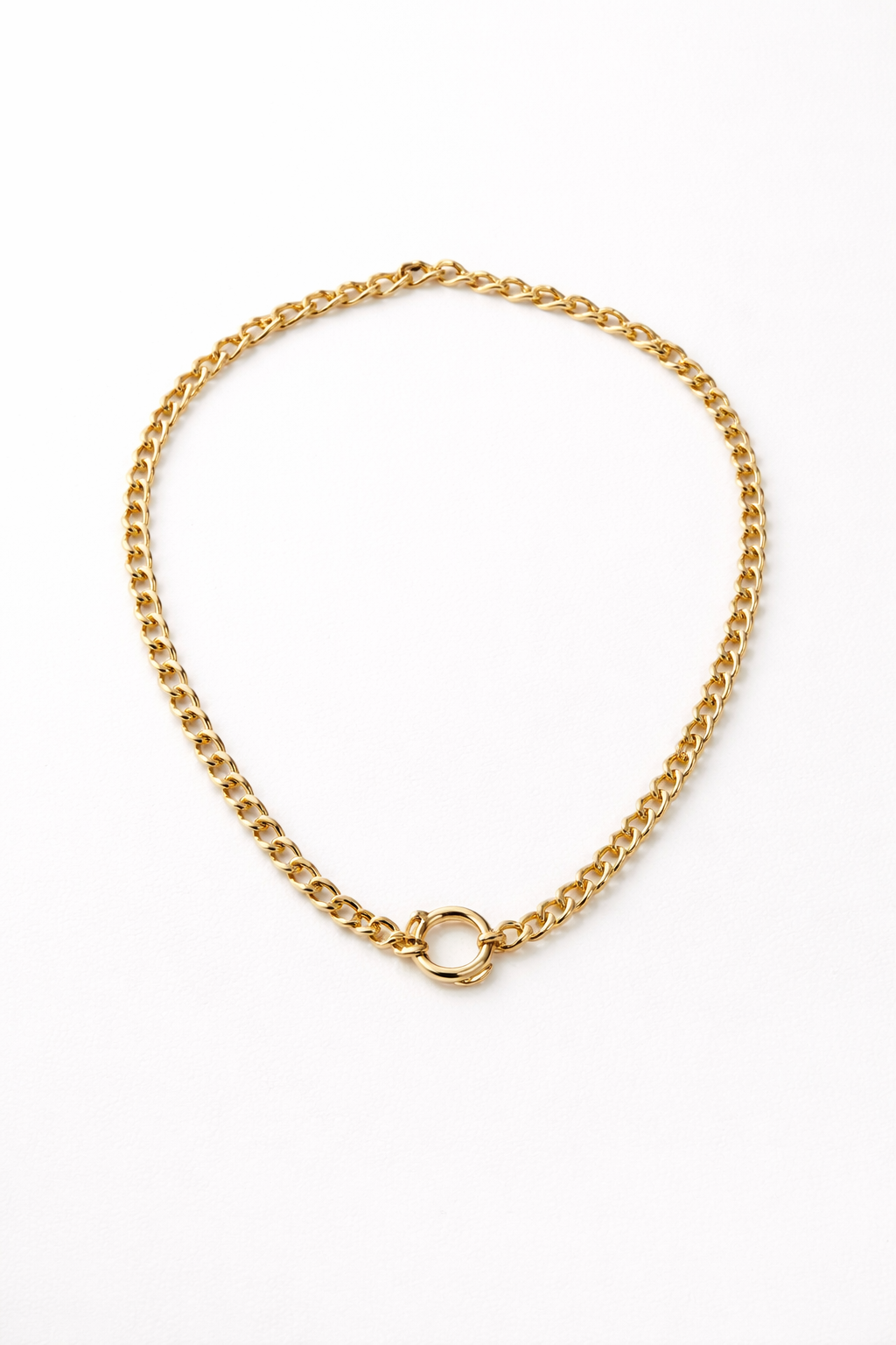 Auzza Core Rotate Gold Link Necklace