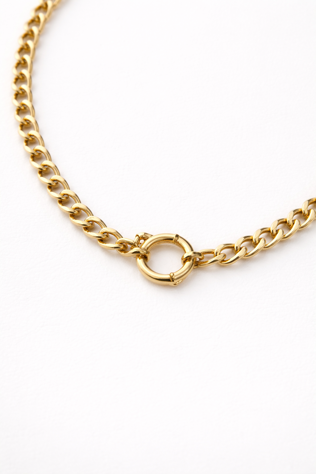 Auzza Core Rotate Gold Link Necklace